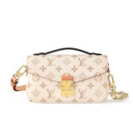 Louis Vuitton Pochette Metis East West Handbag In Monogram Canvas M46914 White