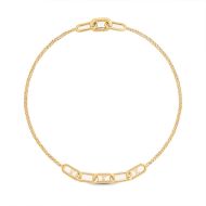 Louis Vuitton LV Chain Necklace In Metal Gold