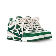 Louis Vuitton LV Skate Sneakers Unisex Mix Of Materials 1AC521 Green