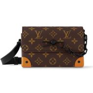 Louis Vuitton Steamer Wearable Wallet In Monogram Canvas M82534 Brown/Apricot