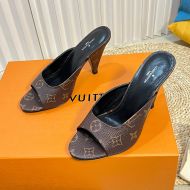 Louis Vuitton Super Slides Women Monogram Leather Brown