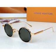 Louis Vuitton Super Vision Round Sunglasses In Metal Z2223U Black