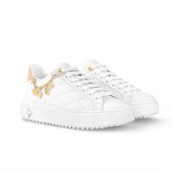 Louis Vuitton Time Out Sneakers Women Calf Leather 1AD2V7 White