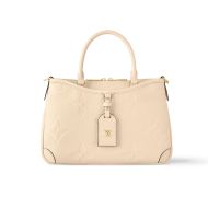 Louis Vuitton Trianon PM Tote In Monogram Empreinte Leather M46503 Beige