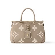 Louis Vuitton Trianon PM Tote In Monogram Empreinte Leather M46585 Grey