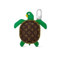 Louis Vuitton LV Turtle Pouch Bag Charm In Monogram Canvas M01471 Green