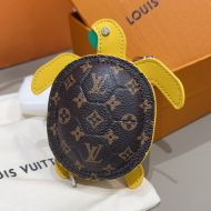 Louis Vuitton LV Turtle Pouch Bag Charm In Monogram Canvas M01471 Yellow