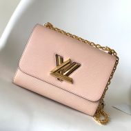 Louis Vuitton Twist MM Chain Bag In Epi Grained Leather M53754 Light Pink