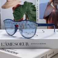 Louis Vuitton LV Waimea Round Sunglasses In Acetate Z1333E Blue