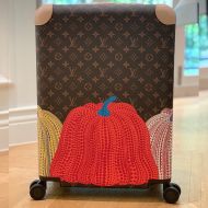 Louis Vuitton Horizon 55 Luggage In Yayoi Kusama Pumpkin Monogram Canvas M10155 Brown