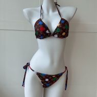 Louis Vuitton Bikini In Yayoi Kusama Polka Dots Monogram Brown