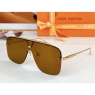 Louis Vuitton Mask Sunglasses In Z2020E Brown/Monogram