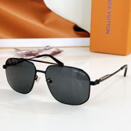 Louis Vuitton Metal Square Sunglasses In Z2273 Black