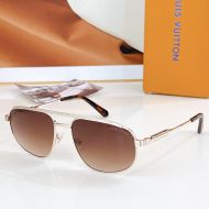 Louis Vuitton Metal Sunglasses In Z2274U Brown/Silver