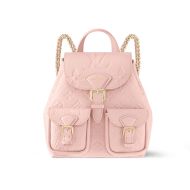 Louis Vuitton Backup Backpack In Monogram Empreinte Leather M47074 Pink