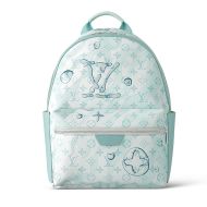 Louis Vuitton Discovery Backpack In Monogram Aquagarden Canvas M22519 Green