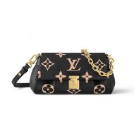 Louis Vuitton Favorite Handbag In Monogram Empreinte Leather M45859 Black/Beige