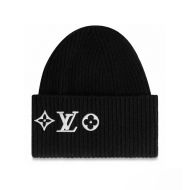 Louis Vuitton LV Iconic Signatures Beanie In Wool M77872 Black