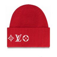 Louis Vuitton LV Iconic Signatures Beanie In Wool M77872 Red