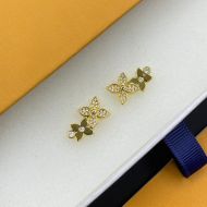 Louis Vuitton Idylle Blossom Earrings In Metal with Crystals Q96945 Gold