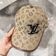 Louis Vuitton LV Signature Baseball Cap In Monogram Canvas Khaki/Black