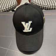 Louis Vuitton LV Signature Teddy Bear Baseball Cap In Cotton Black