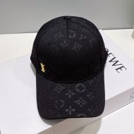 Louis Vuitton LV Iconic Baseball Cap In Monogram Canvas Black