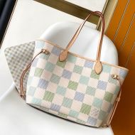 Louis Vuitton Neverfull MM Tote In Damier Giant Canvas N40668 Green