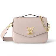 Louis Vuitton Oxford Handbag In Grained Leather M22792 Grey