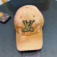 Louis Vuitton Rope LV Signature Baseball Cap In Worn Cotton Brown