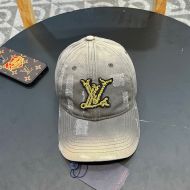 Louis Vuitton Rope LV Signature Baseball Cap In Worn Cotton Grey