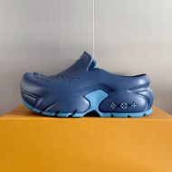 Louis Vuitton Shark Clogs Men EVA Rubber 1ACX39 Blue