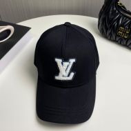 Louis Vuitton LV Signature Baseball Cap In Cotton M7289M Black