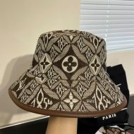 Louis Vuitton Bucket Hat In Since 1854 Cotton Brown