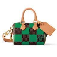 Louis Vuitton Speedy Bandouliere 18 Bag In Damier Pop Canvas N40534 Green