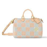 Louis Vuitton Speedy Bandouliere 40 Bag In Damier Heritage Canvas N40689 Apricot