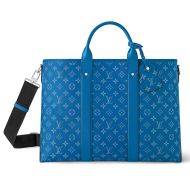 Louis Vuitton Weekend Tote In Monogram Canvas M31010 Blue